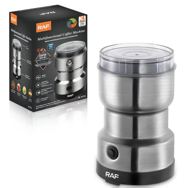 1-7.webp MULTI PURPOSE ELECTRIC COFFEE GRINDER AUTOMATIC COFFEE SPICE BEAN GRINDER STAINLESS STEEL RAF