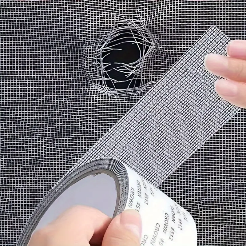 Mesh Roll Tape Window Screen Repair Patch | Keep Mosquitoes Out with Our Anti-Insect, Self-Adhesive Mesh Patch Tape - 2 meter
