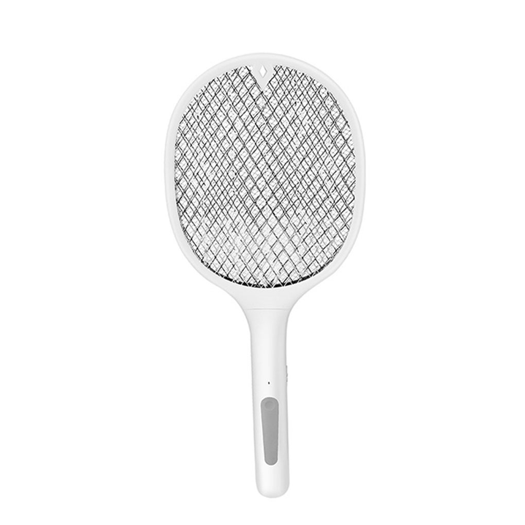 Mosquito Racket Electric Fly Swatter Powerful USB Rechargeable Grid 3-Layer Mesh Home Fly Killer Lamp (Without Box) (random color)