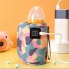 Portable USB Baby Bottle Warmer – Universal Insulated Milk Heater Sleeve for Travel and Home Use (Without Feeder)