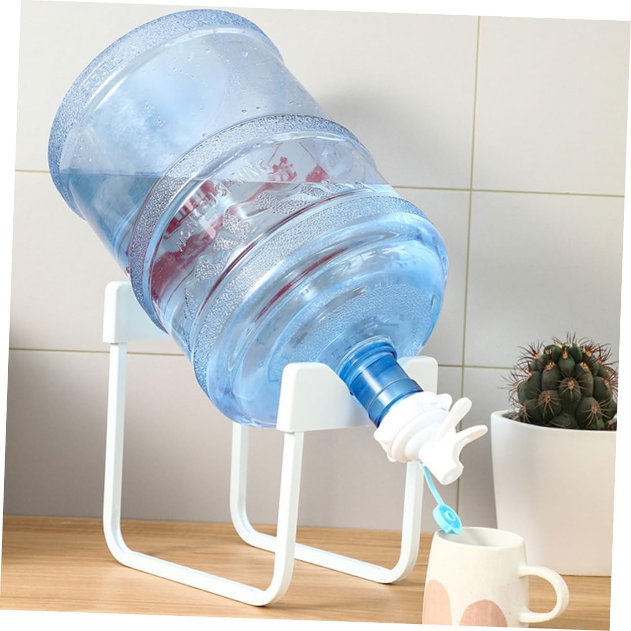 Metal Bottle Stand with Nozzle – Convenient Dispensing, Minimal Mess ( with box & Random Color )