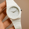 Full White Aura Watch Stylish Design Compact Build Perfect Choice For Daily Use And Fashion Needs (Without Box)