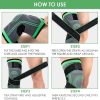 Knee Support Band For Pressure Weaving With 3D Weave Protection Against Injury Pressure Adjustable Knee Support For Men And Women (1 pc)