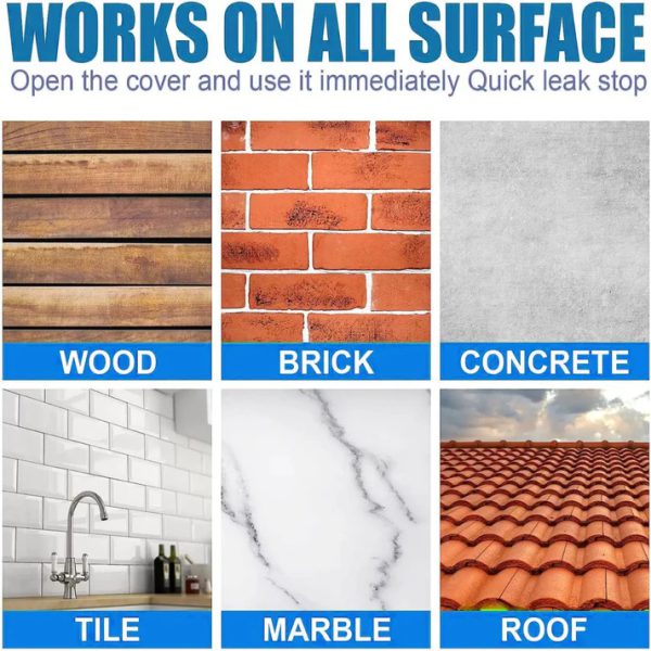 Hydra Waterproof Agent | Super Strong Invisible Waterproof Anti-leakage Agent | Instant Repair Waterproof Anti-leakage Agent - 300gm with brush