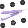 Mini Portable Hair Straightner / air smooth, silky, frizz-free and healthy.  (random color)