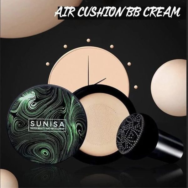 Sunisa 3 in 1 Air Cushion BB and CC cream foundation Waterproof Mushroom Head Air Cushion BB Cream Liquid Foundations CC Cream