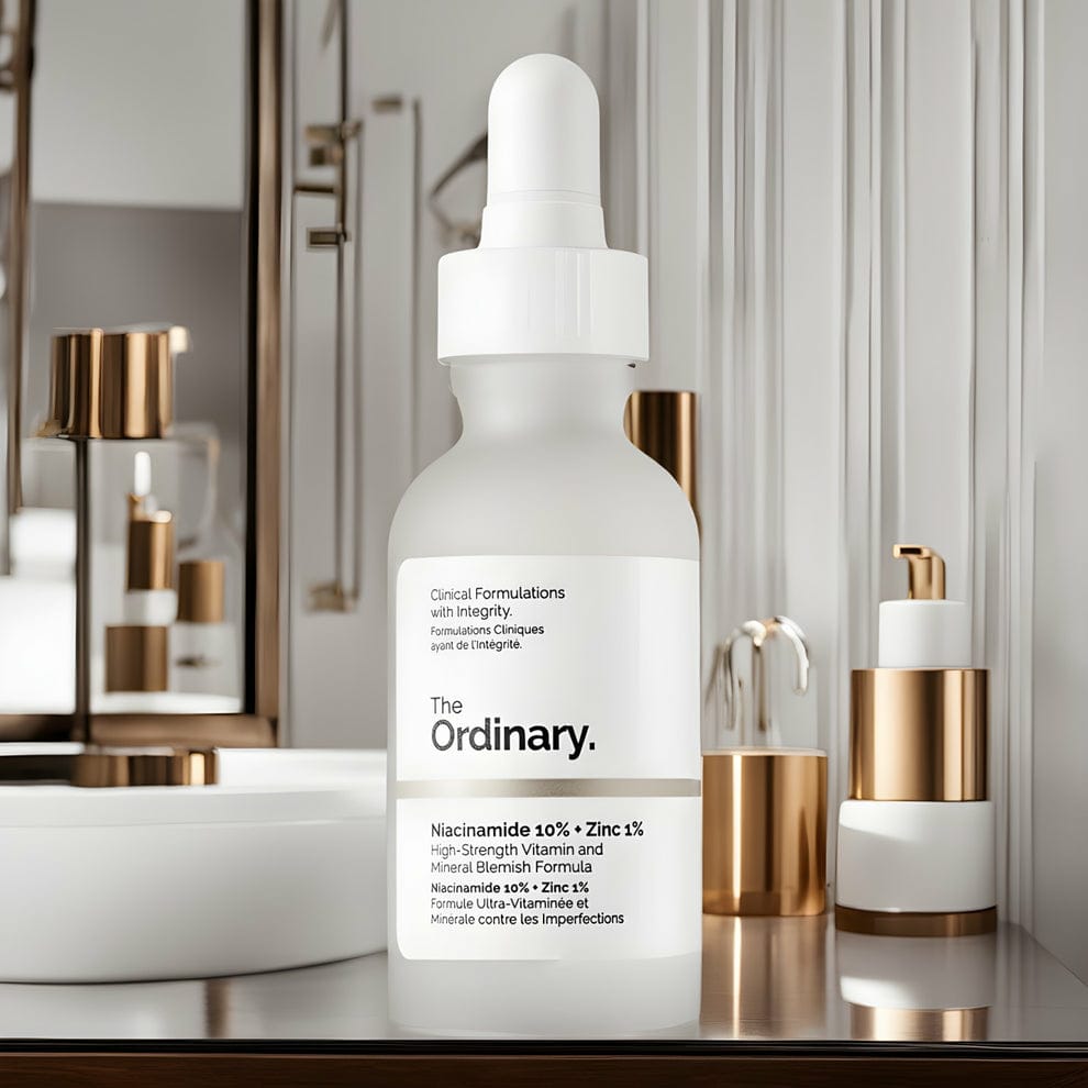 (PAck Of 2 ) The Ordinary Niacinamide 10% + Zinc 1 % (30ML ) - with barcode & Batch Code