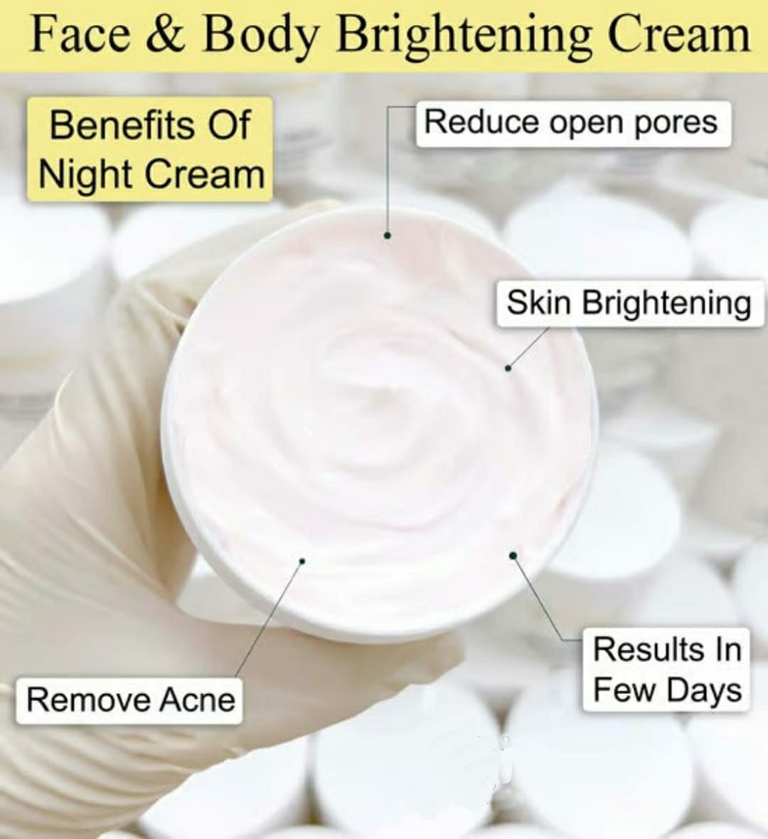 Whitening & Anti Aging Night Cream  (50ml)