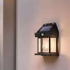 Solar Tungsten Filament Wall Lamp – Outdoor Intelligent Induction Light for Garden, Courtyard & Villa