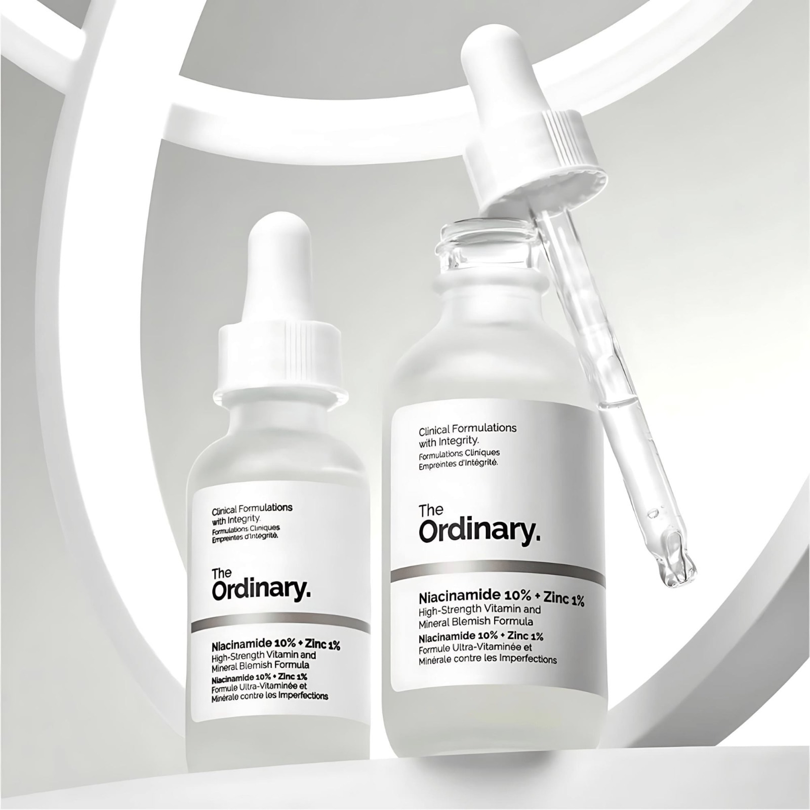 (PAck Of 2 ) The Ordinary Niacinamide 10% + Zinc 1 % (30ML ) - with barcode & Batch Code