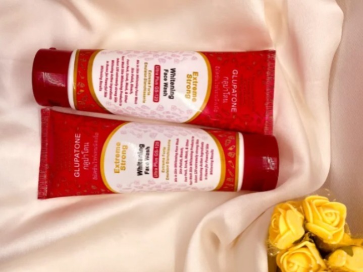 (Pack Of 2) Glupatone Whitening Face Wash GS 120 - Extreme Strong Powerful Whitening for Clear Skin 100ml
