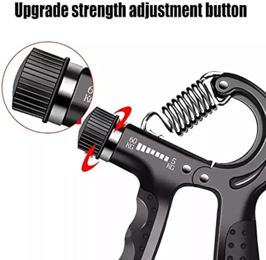 Hand Grip Strengthener Adjustable Resistance Wrist Strengthener Forearm Gripper Hand Workout Strength Trainer with counter (Random colour)