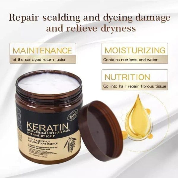 Sealed Packed | Keratin Hair Mask Treatment Your Secret to Shiny, Healthy Hair 500ml