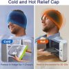 Headache Relief Hat for Migraine Relief, Tension, One Size Fits All Headache Cap with Reusable Ice Gel Pack for Puffy Eyes, Stress Relief ( Random Color )