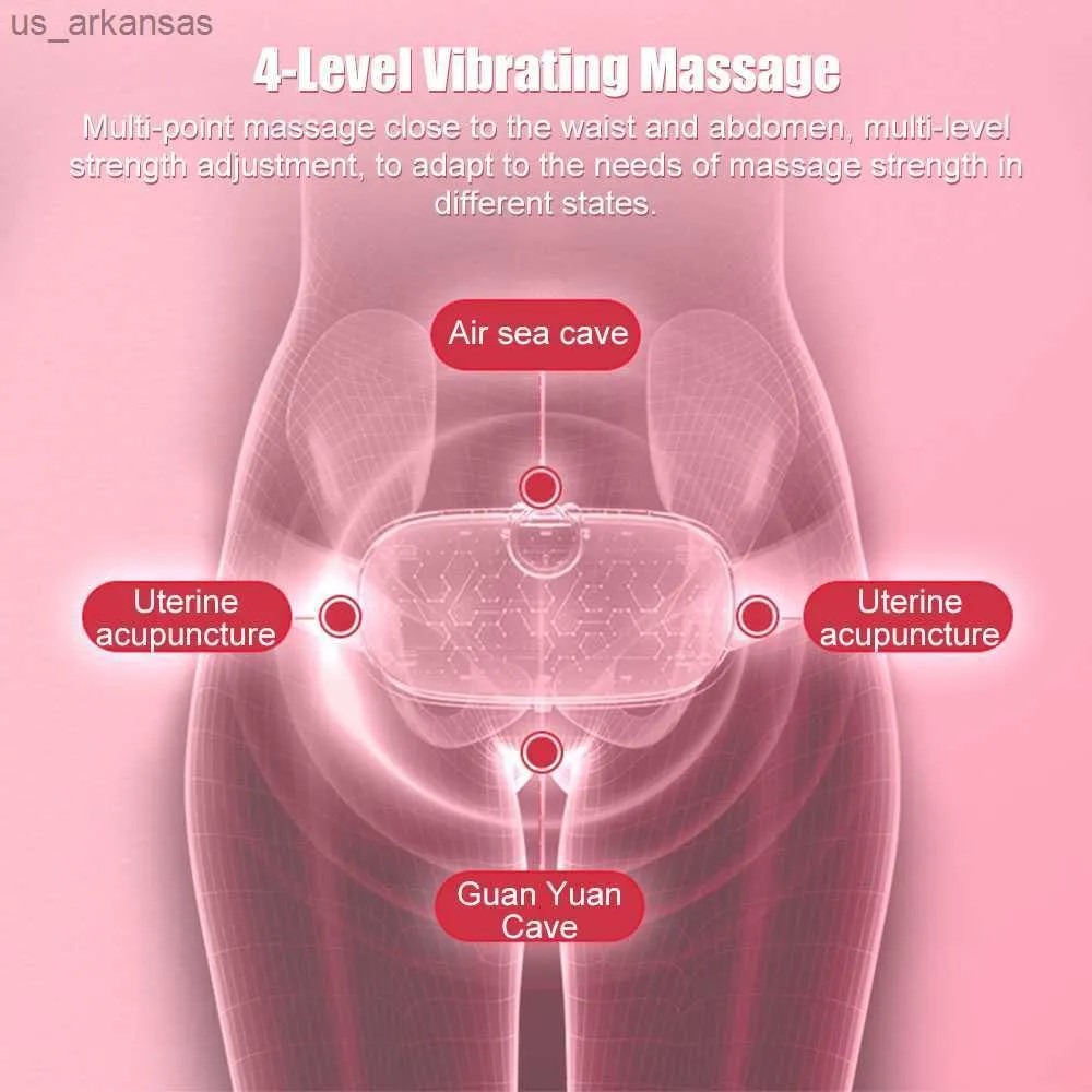 Digital Period Pad Heating And Vibrating For Healing Period Cramps – Women’s Care Pin Relief  With 3 Heat Levels And 4 Mode
