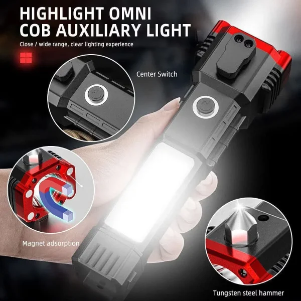 Multifunctional Flashlight For Your Lighting Needs (random Color)
