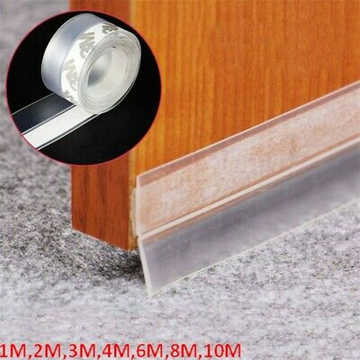 3 Meter Door and Window Seal Strip – Adhesive Weather Stripping – Soundproof, Dustproof & Energy Saving