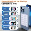 Square Double Side Suction Cups Cell Phone Holder Universal Bubble Gripper Silicone Pad (random Colour)