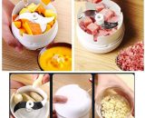 (pack of 2 ) Combo deal Garlic Tool + Mini Chopper Grinding Crusher Chopper Kitchen Gadget