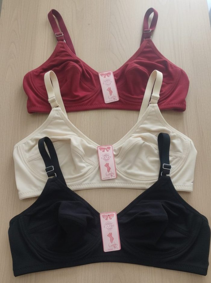 Jersey High Quality Soft Stuff Non-Padded Bra for Women – Plain, Comfortable & Lightweight Everyday Wear Lingerie (Random Color) - Image 3