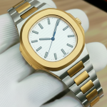 Square Nautilus Stainless Steel Watch for Men & Boys - blue-silver-2 - Men's Watches - Buy Online in Pakistan at Areeba Mart