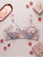 Premium Cotton Printed Non-Padded Irani Bra for Women - Areeba Mart - Areeba Mart