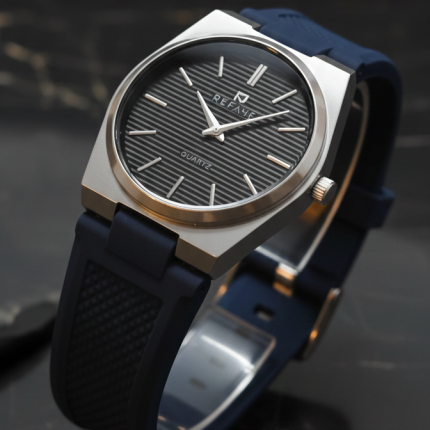 Silicone Tape Student Watch Men's Wristwatch Fashion Calendar Men's Watch - blue - Men's Watches - Areeba Mart Pakistan