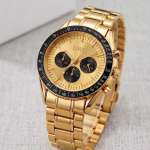 DWC Heritage Chronograph Panda Dial Watch - black-arabic - Men's Watches - Buy Online in Pakistan at Areeba Mart