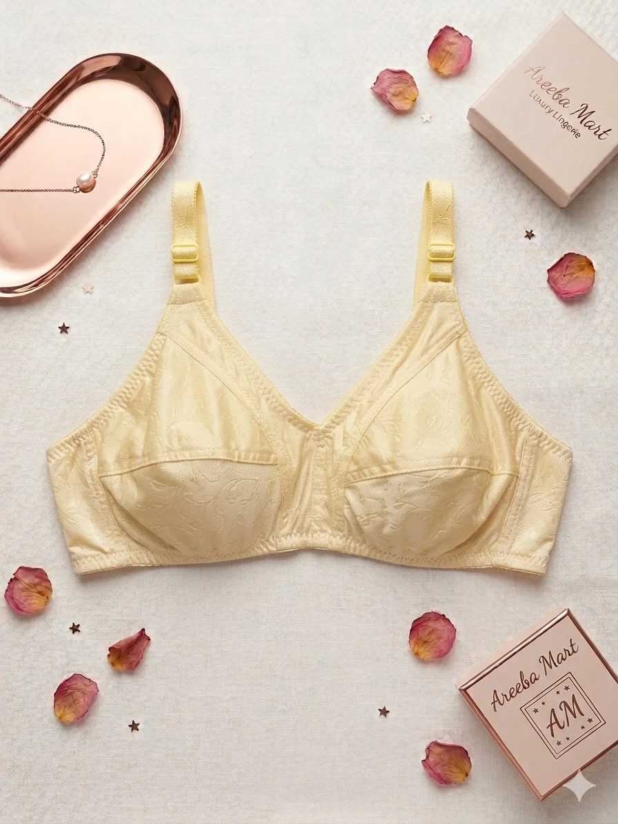 Gemini_Generated_Image_dvqlu1dvqlu1dvql Jersey High Quality Soft Stuff Non-Padded Bra for Women – Plain, Comfortable & Lightweight Everyday Wear Lingerie - Image 1