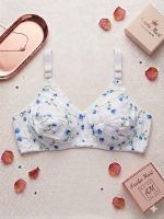 Premium Cotton Printed Non-Padded Irani Bra for Women - Areeba Mart - Areeba Mart