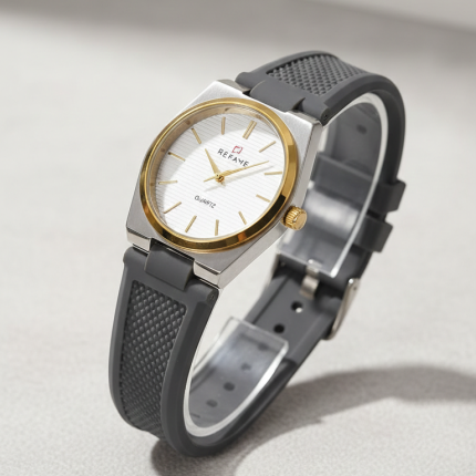 Silicone Tape Student Watch Men's Wristwatch Fashion Calendar Men's Watch - grey - Men's Watches - Areeba Mart Pakistan