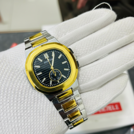 Square Nautilus Stainless Steel Watch for Men & Boys postive - 3-tone - Men's Watches - Buy Online in Pakistan at Areeba Mart
