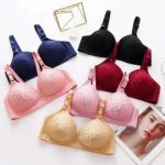 Areeba Mart Premium Quality Push Up Bra with Delicate Lace Detailing (Multicolor)