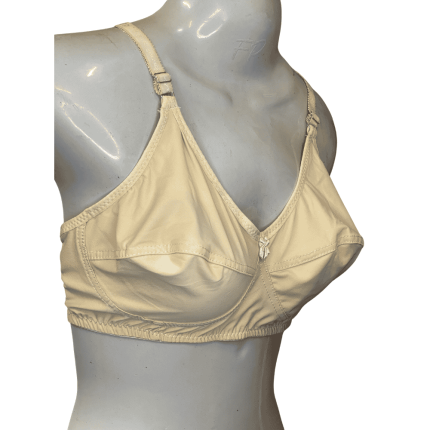 Areeba Mart Premium Soft Lycra Non-Padded Bra for Women & Girls (Skin Color) - Premium Bra - Image 2 - Areeba Mart Pakistan