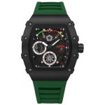 Frank Muller Latest Article Watch with Rubber Strap(Plastic Case) - green