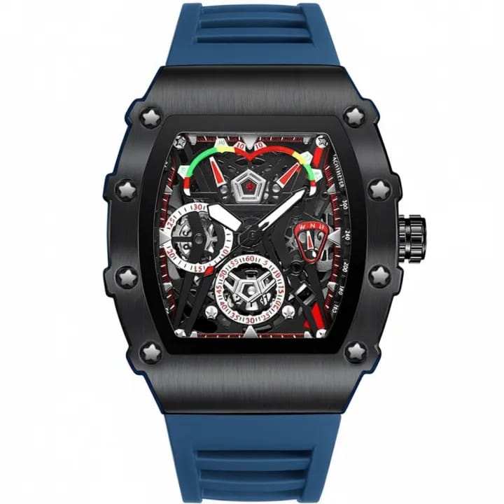 WhatsAppImage2025-10-02at8.41.40PM Frank Muller Latest Article Watch with Rubber Strap(Plastic Case) - blue - Image 1