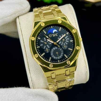 Latest Design Hexa Stainless Steel Watch for Men & Boys - 3-tone - Men's Watches - Buy Online in Pakistan at Areeba Mart