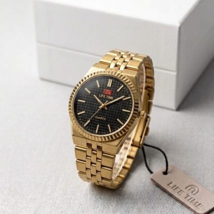 LifeTime Elite | Gilded Noir Edition - black-white - Men's Watches - Buy Online in Pakistan at Areeba Mart