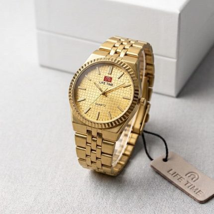 LifeTime Elite | Gilded Noir Edition - golden-black - Men's Watches - Buy Online in Pakistan at Areeba Mart