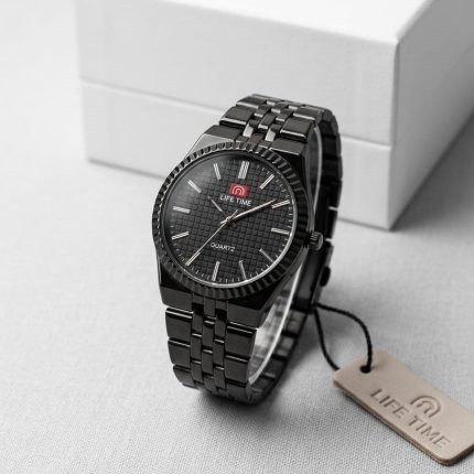 LifeTime Elite | Gilded Noir Edition - black-silver-3 - Men's Watches - Buy Online in Pakistan at Areeba Mart