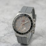 Round Dial Rubber Silicone Strap Watch with Magnet Lock - grey-silver - Men's Watches - Buy Online in Pakistan at Areeba Mart
