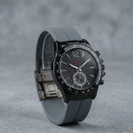 Round Dial Rubber Silicone Strap Watch with Magnet Lock - grey - Men's Watches - Buy Online in Pakistan at Areeba Mart