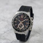 Round Dial Rubber Silicone Strap Watch with Magnet Lock - blue-silver - Men's Watches - Buy Online in Pakistan at Areeba Mart