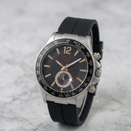 Round Dial Rubber Silicone Strap Watch with Magnet Lock - blue-silver - Men's Watches - Buy Online in Pakistan at Areeba Mart