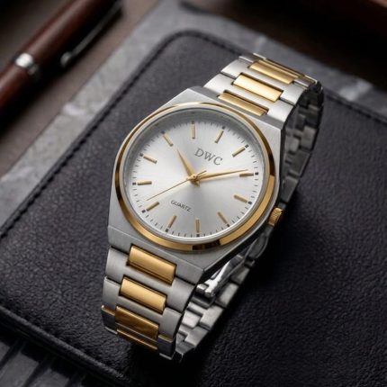 DWC Heritage Horizontal Stripe Variant Dial Watch - 2-tone - Men's Watches - Buy Online in Pakistan at Areeba Mart