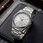 DWC Heritage Horizontal Stripe Variant Dial Watch - silver - Men's Watches - Buy Online in Pakistan at Areeba Mart