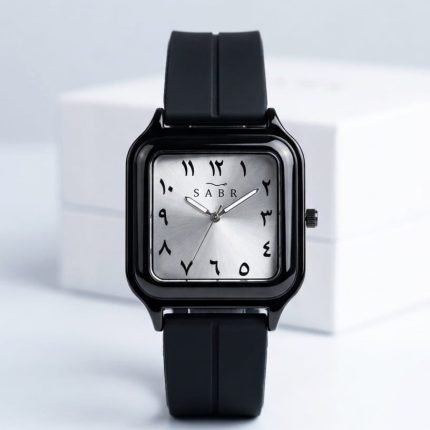 SABR Stealth Square Watch with Eastern Arabic Numerals   “ Magnetic Strap & Su - Men's Watches - Areeba Mart Pakistan