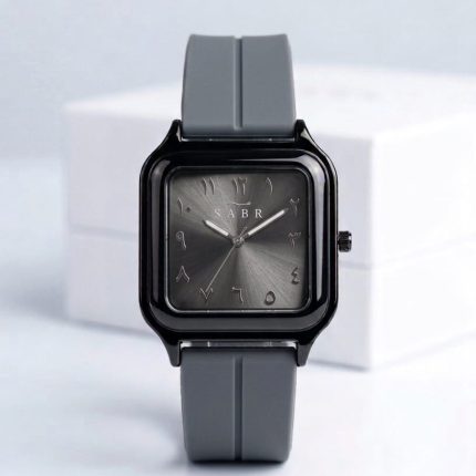 SABR Stealth Square Watch with Eastern Arabic Numerals   “ Magnetic Strap & Su - Men's Watches - Areeba Mart Pakistan