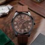 Dual-Scale Dial Watch with Magnetic Quick-Fit Band - black-silver-3