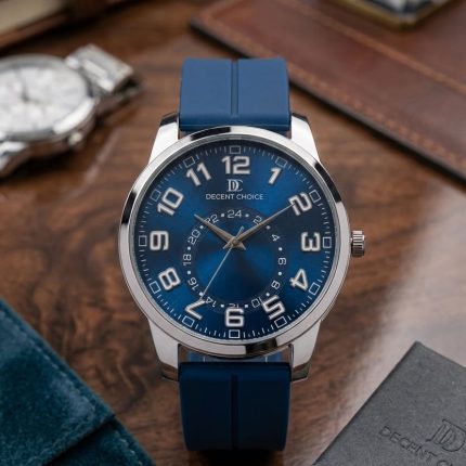 Dual-Scale Dial Watch with Magnetic Quick-Fit Band - blue-silver - Men's Watches - Buy Online in Pakistan at Areeba Mart